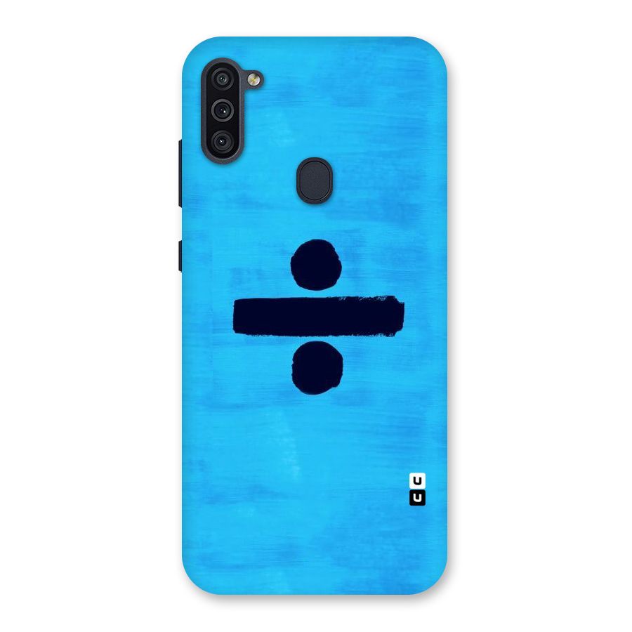 Math And Blue Back Case for Galaxy M11