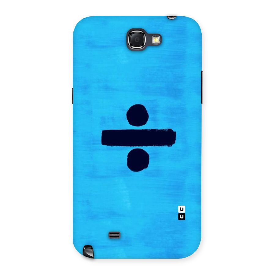 Math And Blue Back Case for Galaxy Note 2