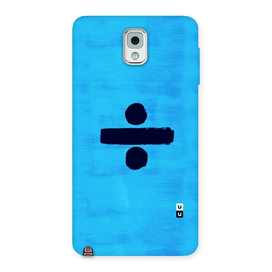 Math And Blue Back Case for Galaxy Note 3