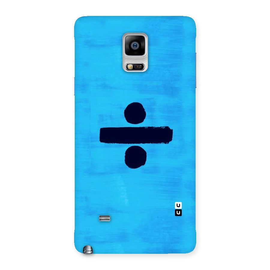 Math And Blue Back Case for Galaxy Note 4