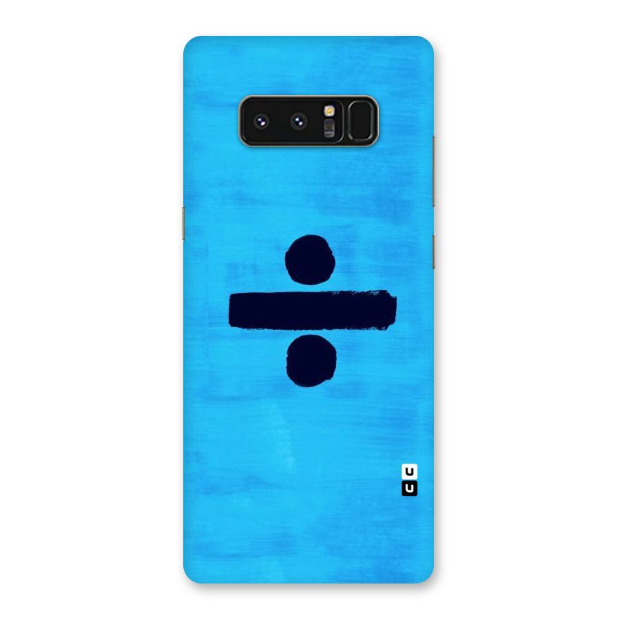 Math And Blue Back Case for Galaxy Note 8