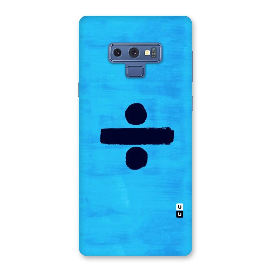 Math And Blue Back Case for Galaxy Note 9