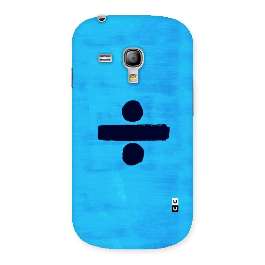 Math And Blue Back Case for Galaxy S3 Mini
