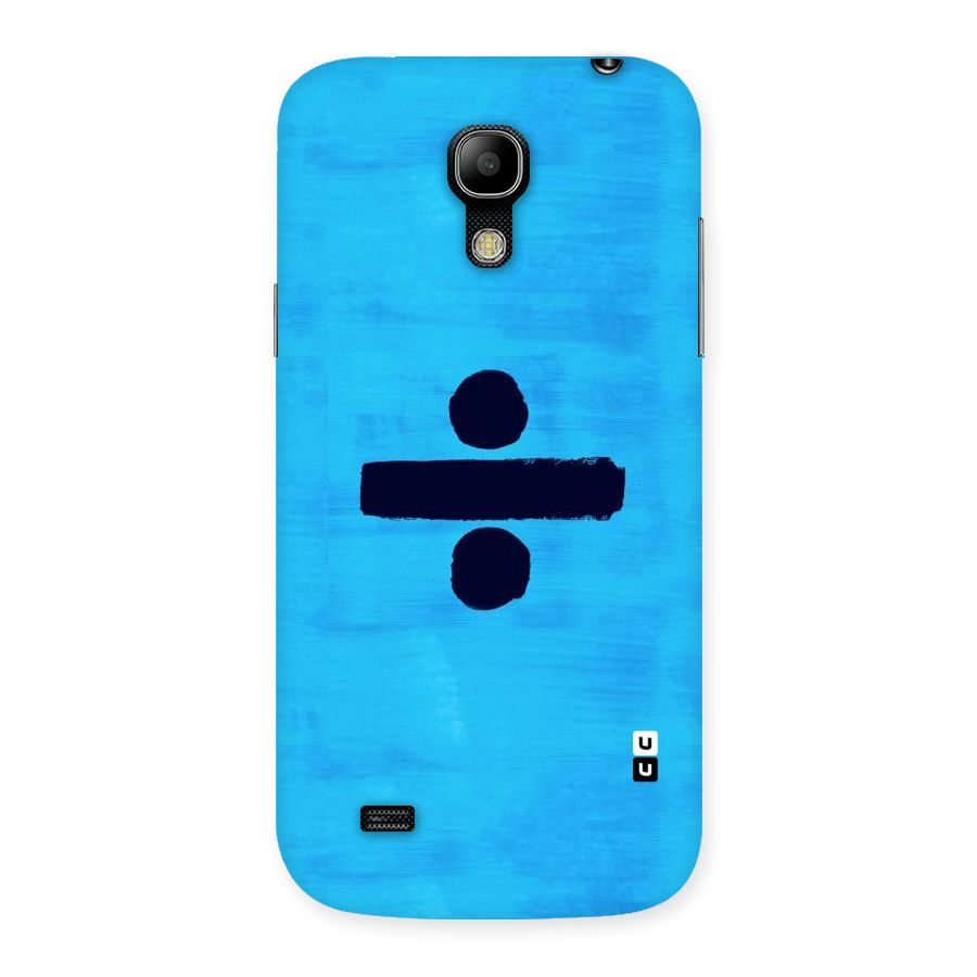 Math And Blue Back Case for Galaxy S4 Mini