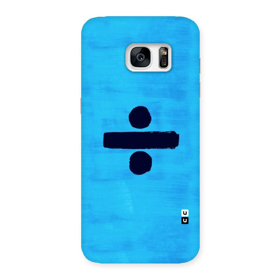 Math And Blue Back Case for Galaxy S7 Edge