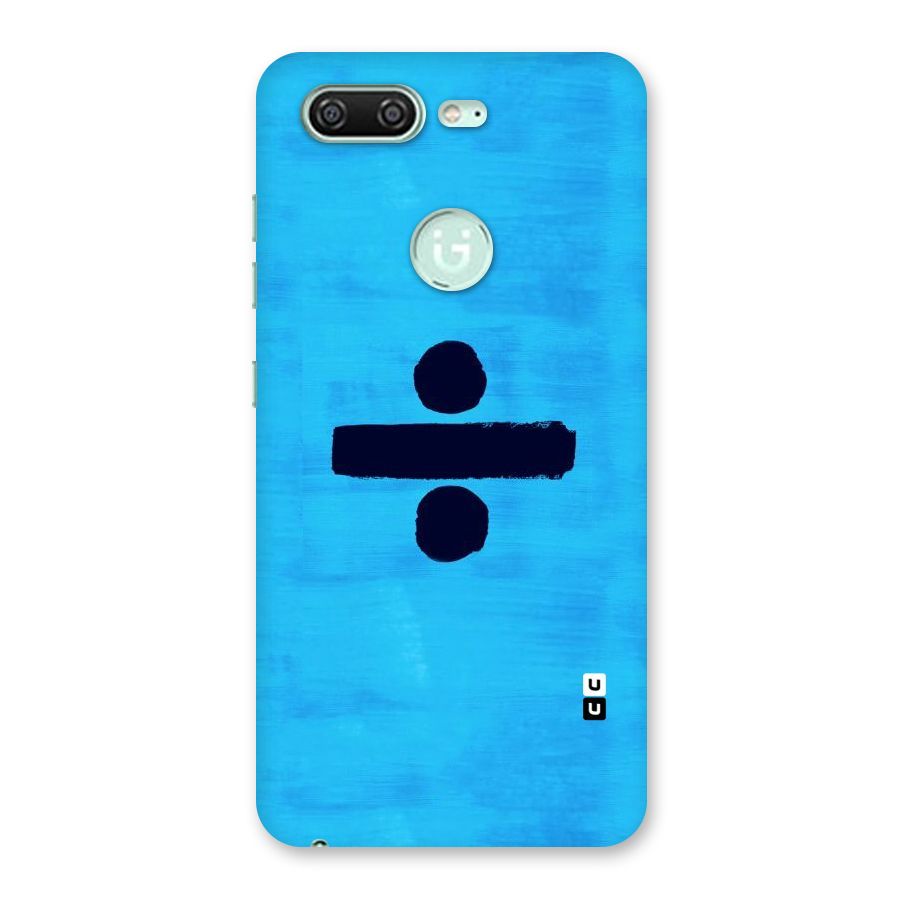 Math And Blue Back Case for Gionee S10