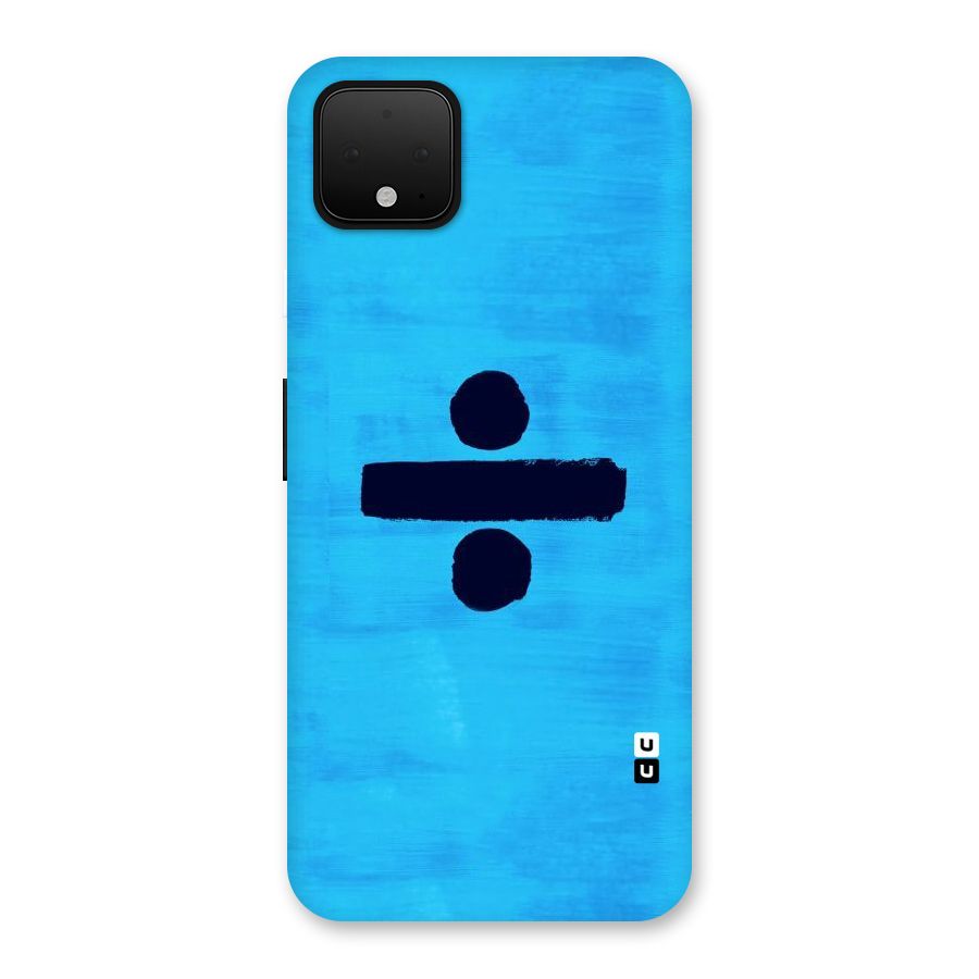Math And Blue Back Case for Google Pixel 4 XL