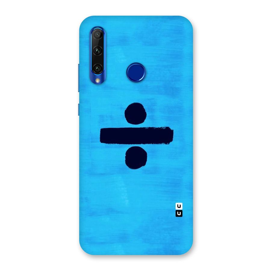 Math And Blue Back Case for Honor 20i