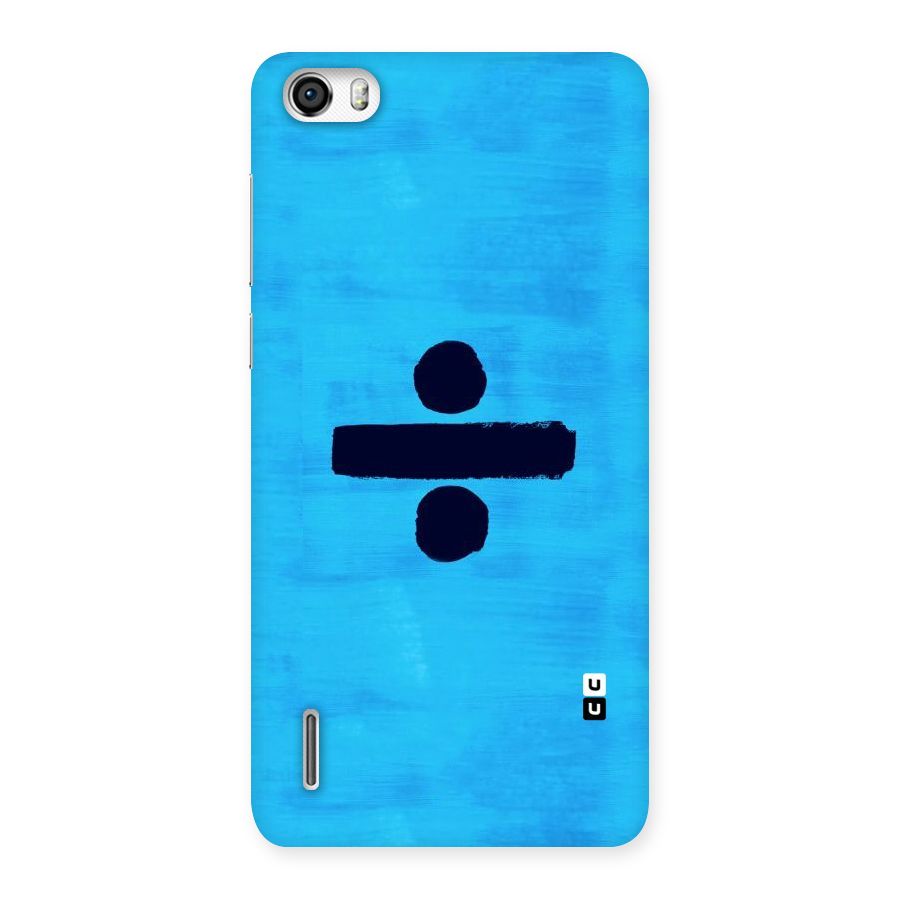 Math And Blue Back Case for Honor 6