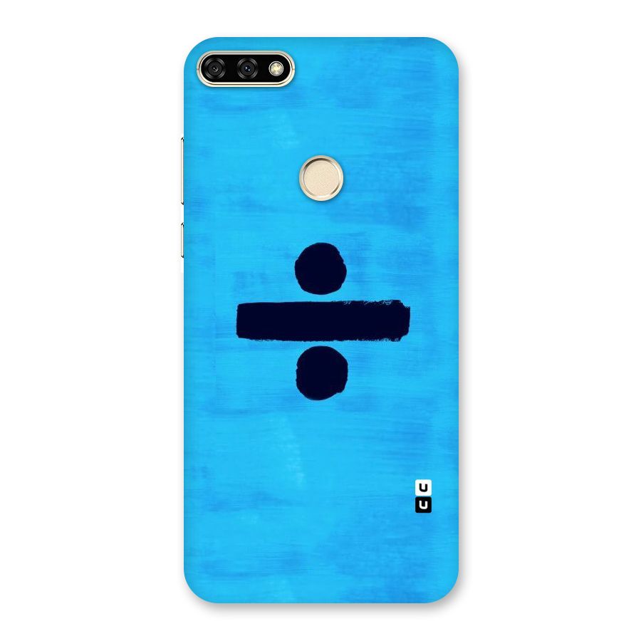 Math And Blue Back Case for Honor 7A