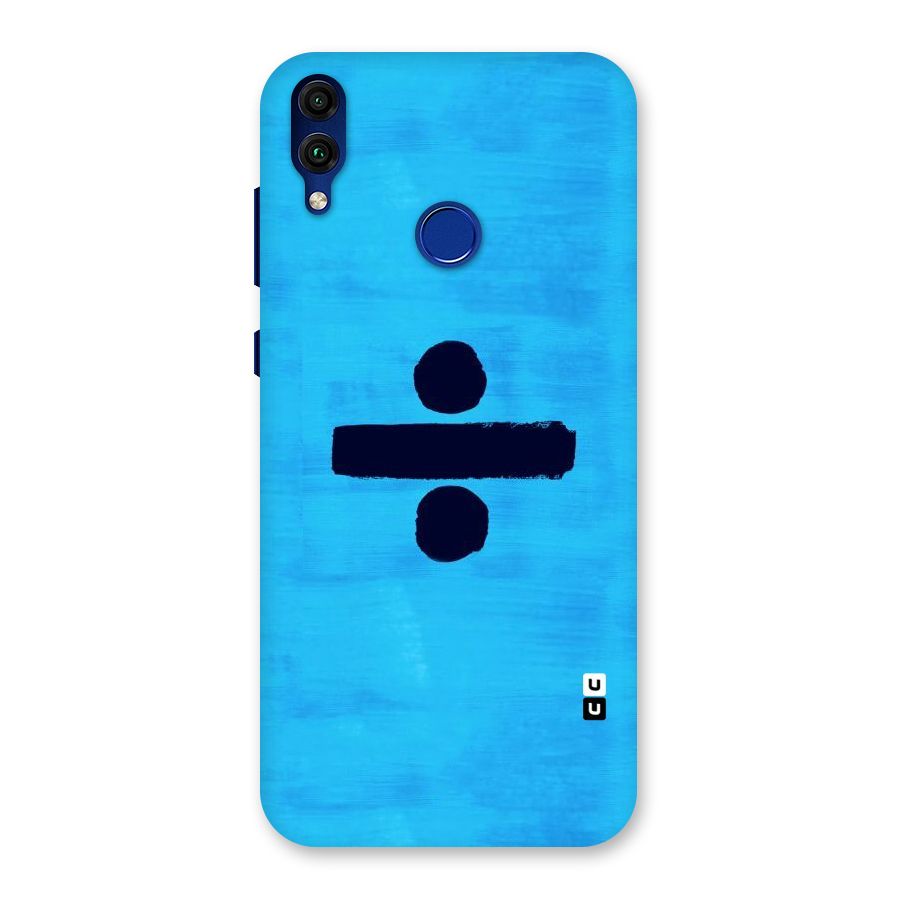 Math And Blue Back Case for Honor 8C