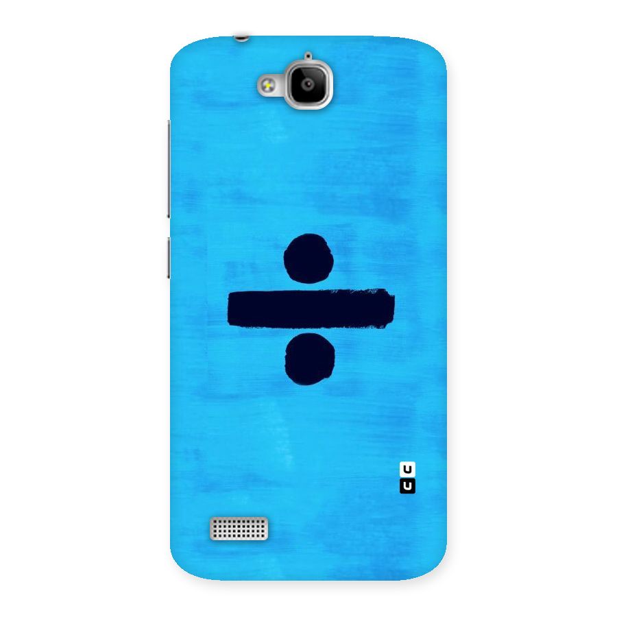 Math And Blue Back Case for Honor Holly