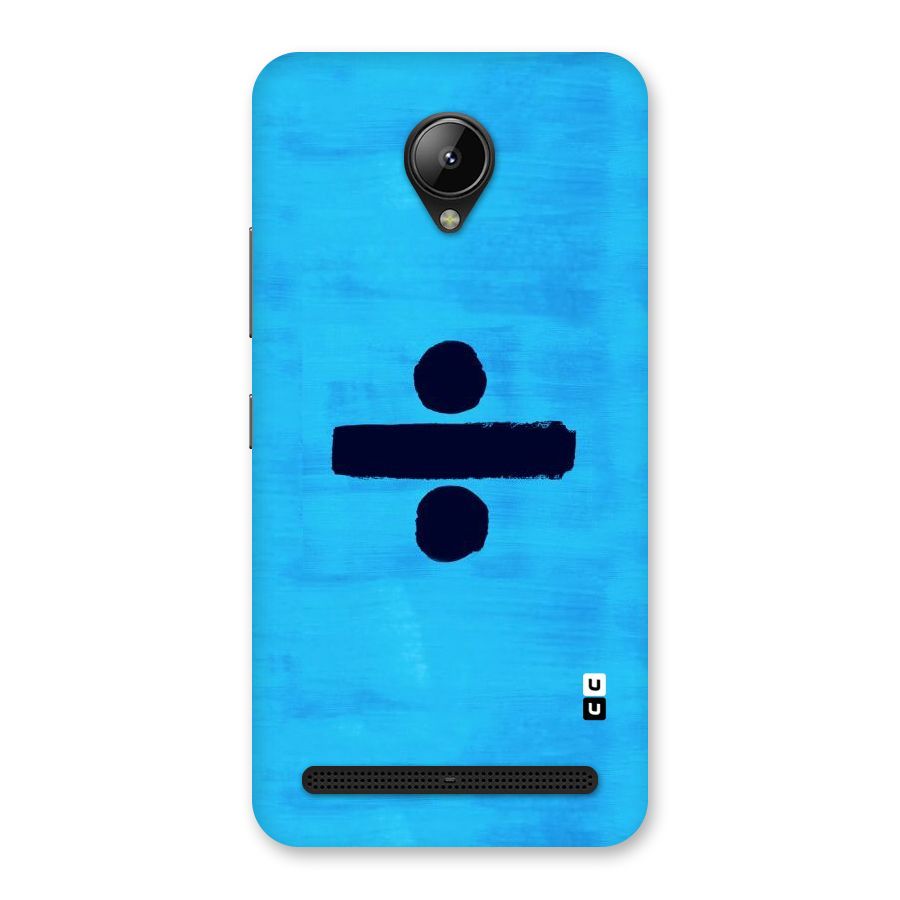 Math And Blue Back Case for Lenovo C2