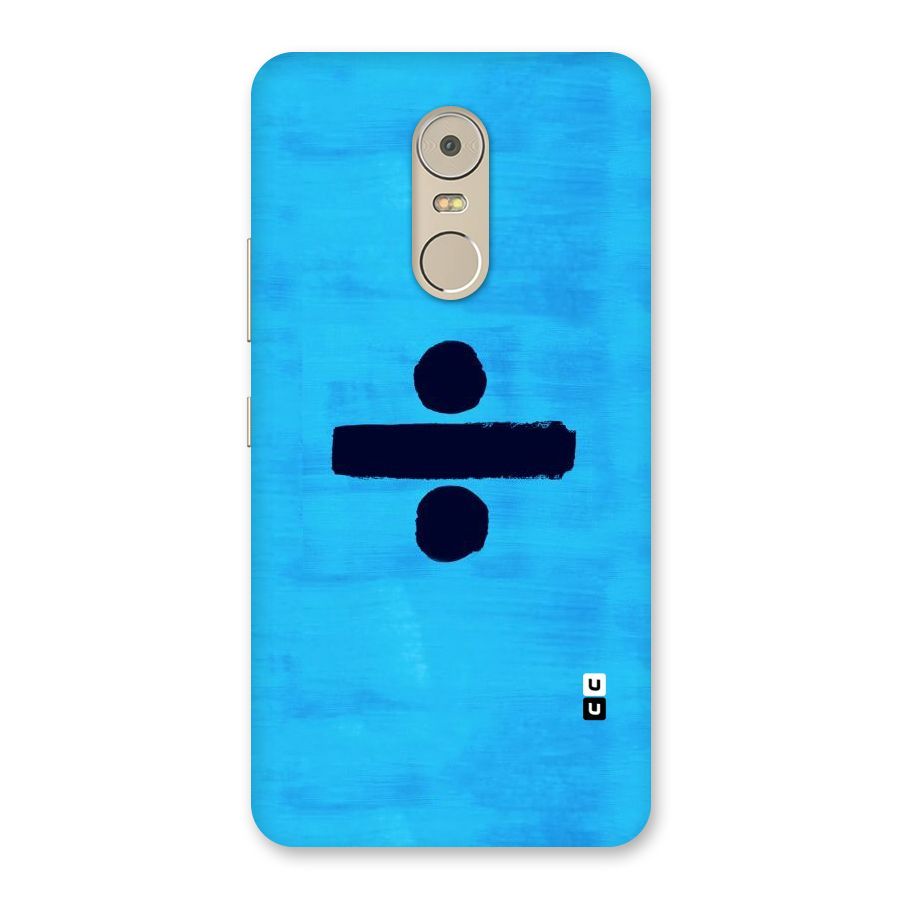 Math And Blue Back Case for Lenovo K6 Note