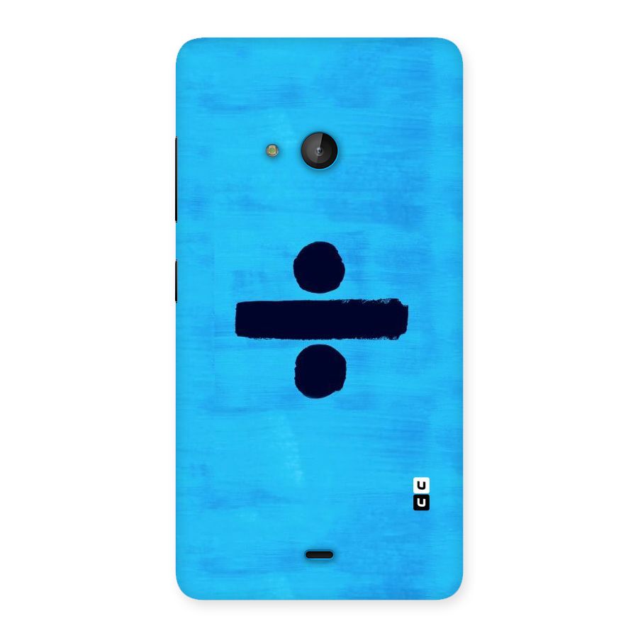 Math And Blue Back Case for Lumia 540