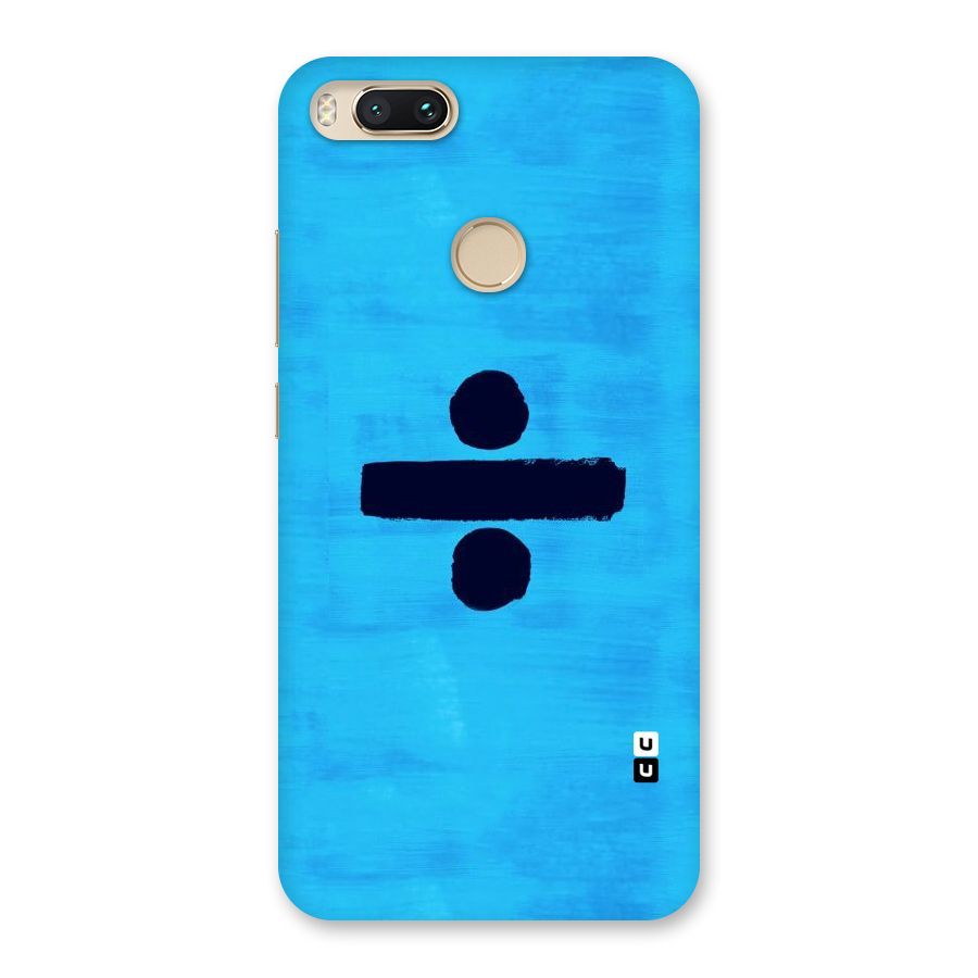 Math And Blue Back Case for Mi A1