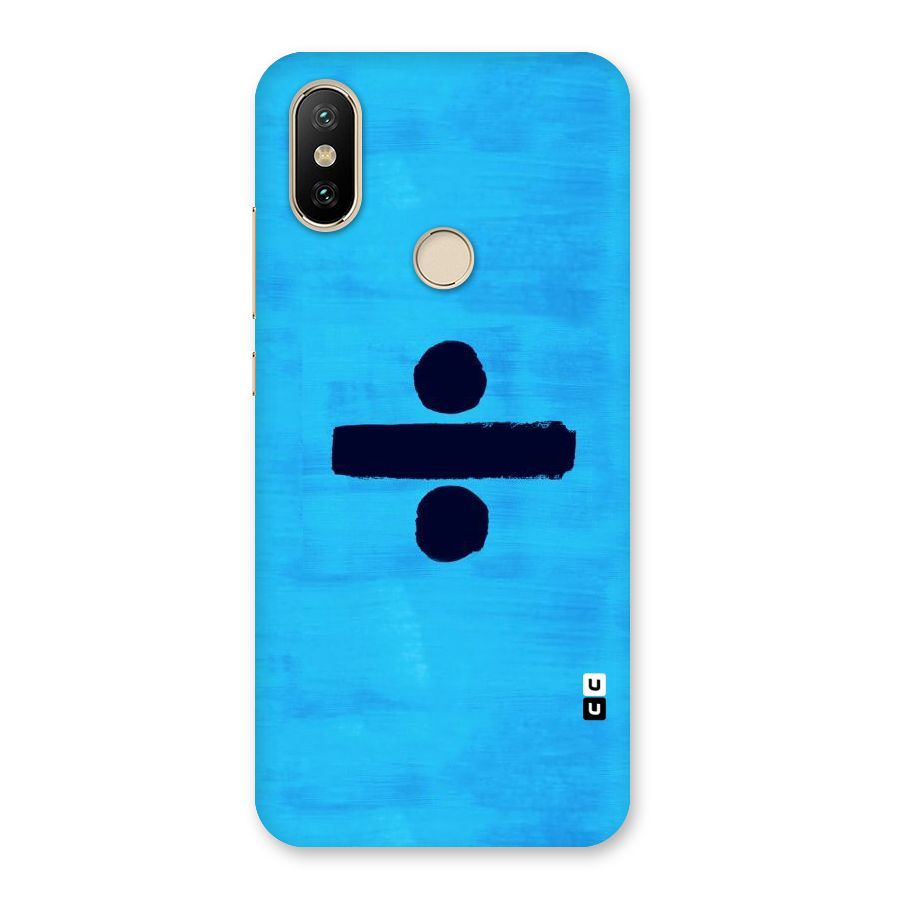Math And Blue Back Case for Mi A2