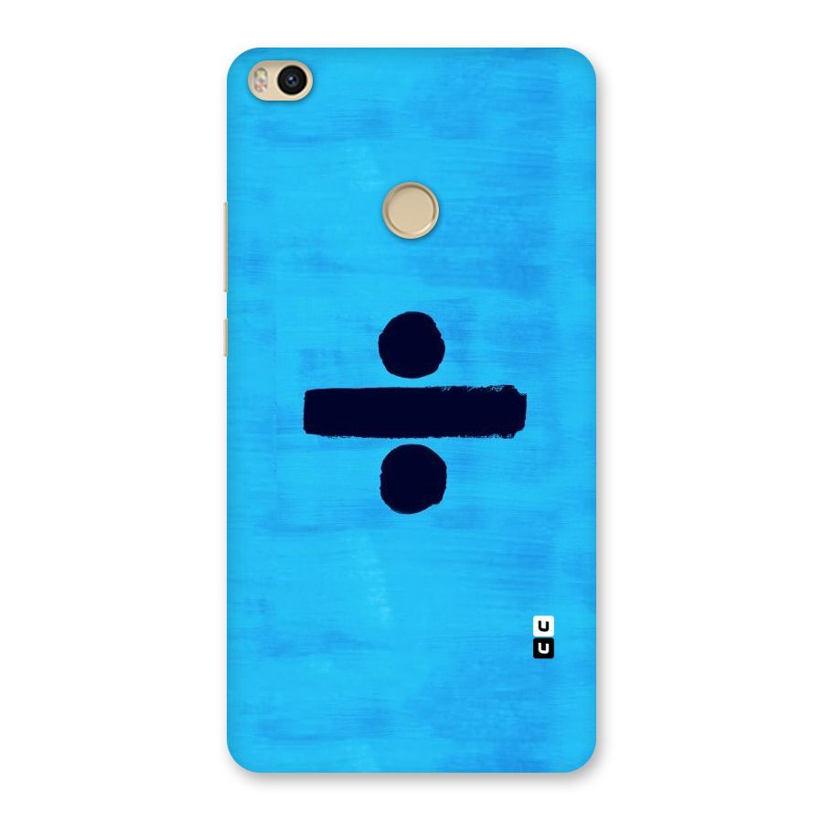 Math And Blue Back Case for Mi Max 2