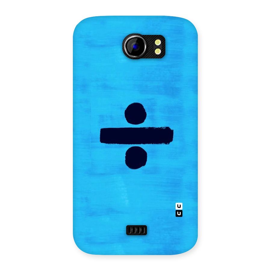 Math And Blue Back Case for Micromax Canvas 2 A110