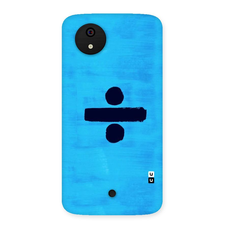 Math And Blue Back Case for Micromax Canvas A1