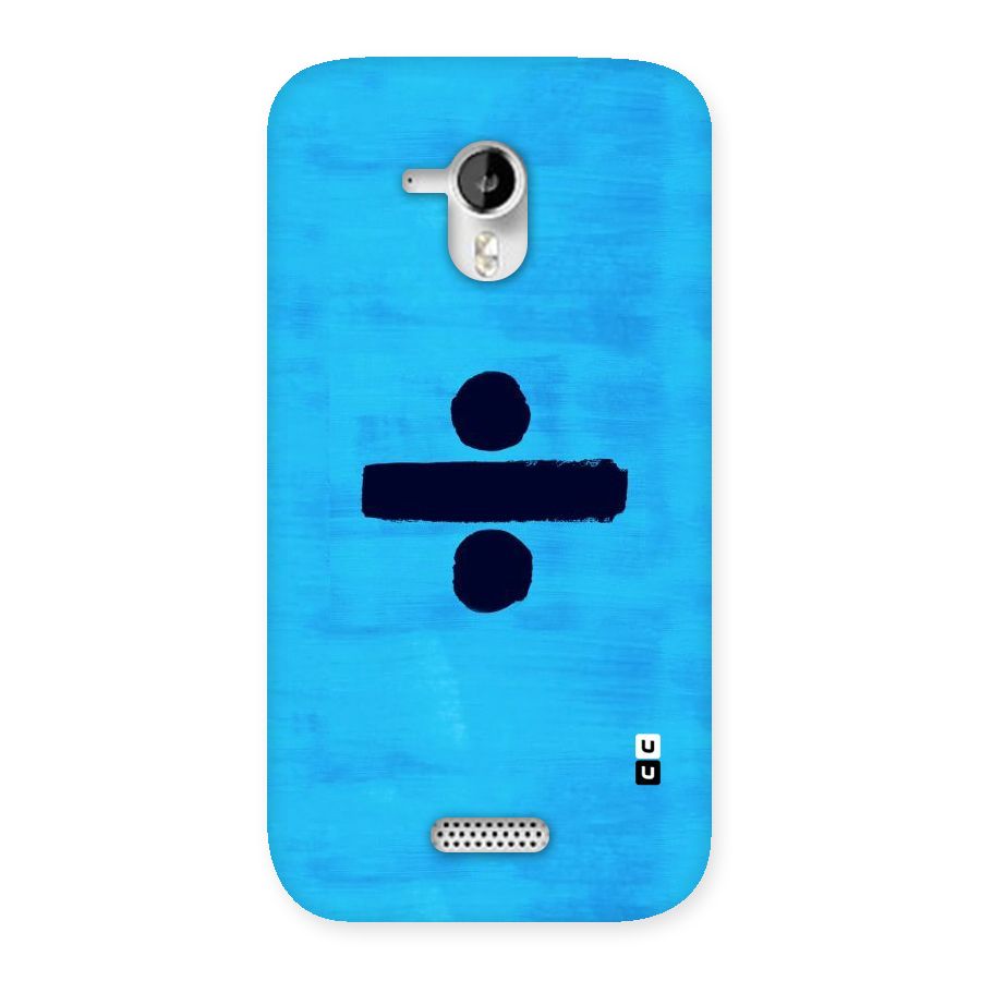 Math And Blue Back Case for Micromax Canvas HD A116