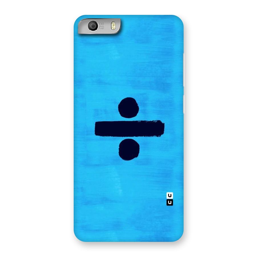 Math And Blue Back Case for Micromax Canvas Knight 2