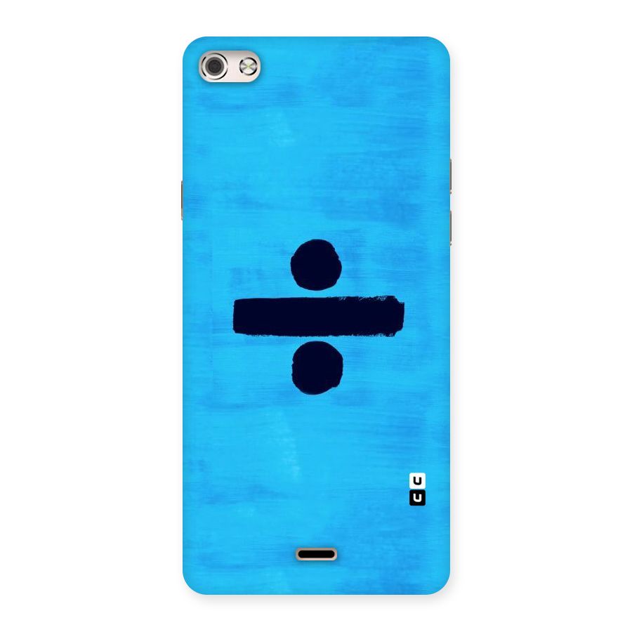 Math And Blue Back Case for Micromax Canvas Silver 5