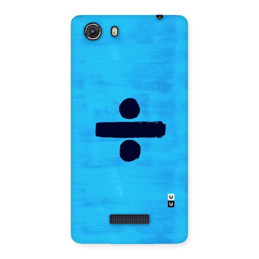 Math And Blue Back Case for Micromax Unite 3