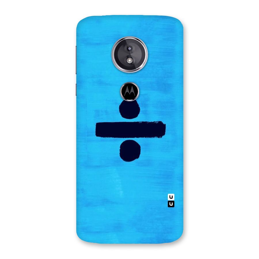 Math And Blue Back Case for Moto E5