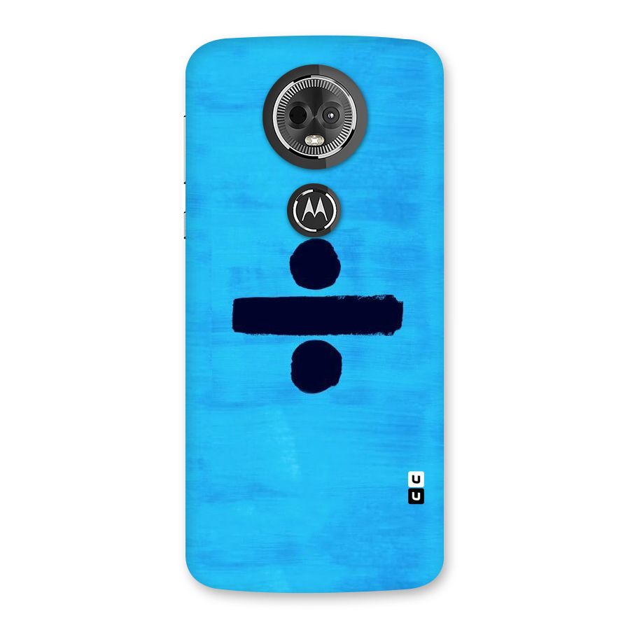 Math And Blue Back Case for Moto E5 Plus
