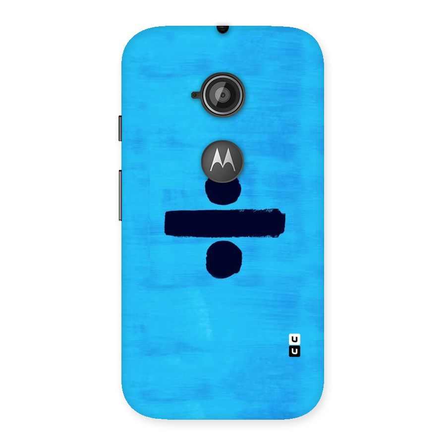 Math And Blue Back Case for Moto E 2nd Gen