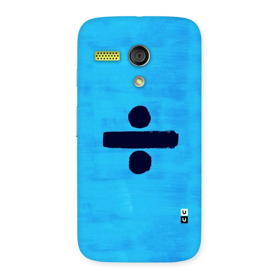 Math And Blue Back Case for Moto G
