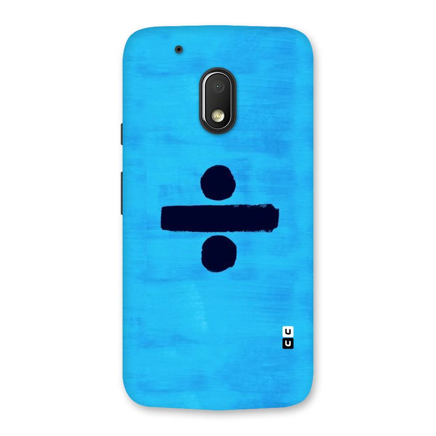Math And Blue Back Case for Moto G4 Play