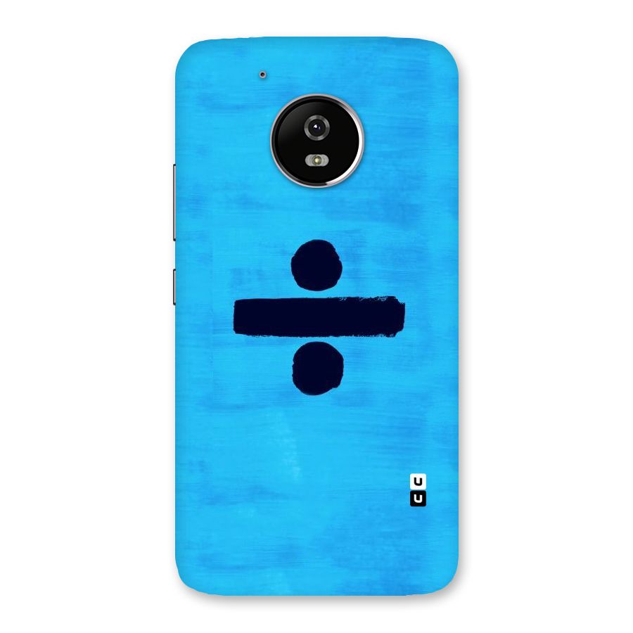 Math And Blue Back Case for Moto G5