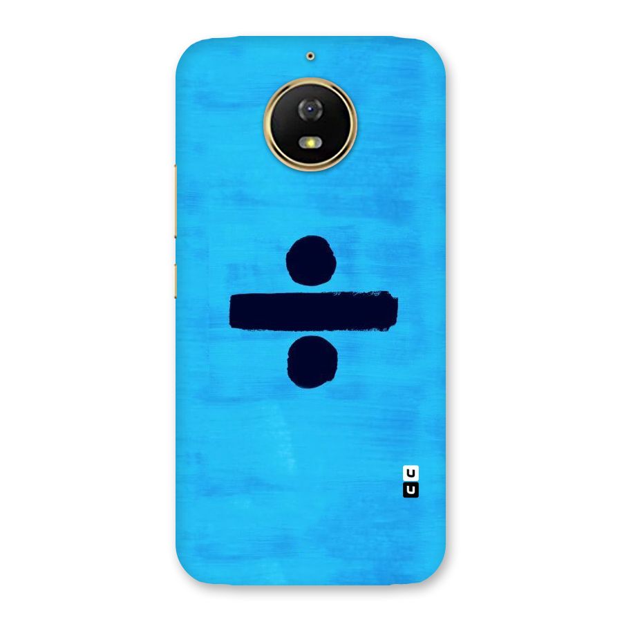 Math And Blue Back Case for Moto G5s