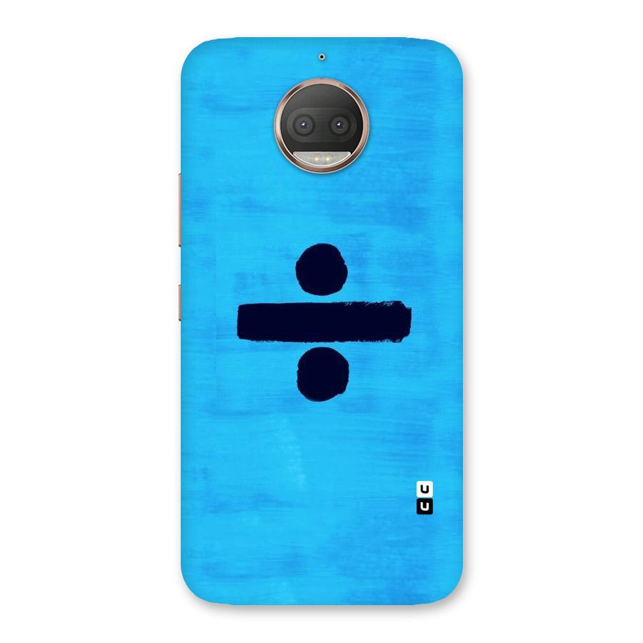 Math And Blue Back Case for Moto G5s Plus