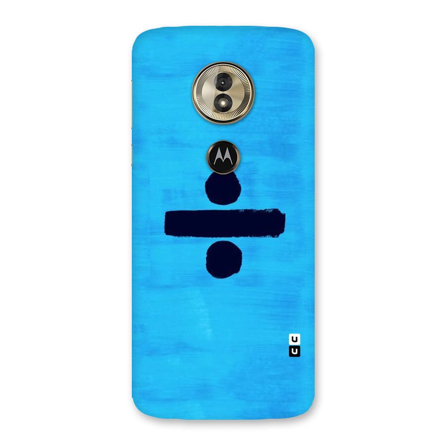 Math And Blue Back Case for Moto G6 Play