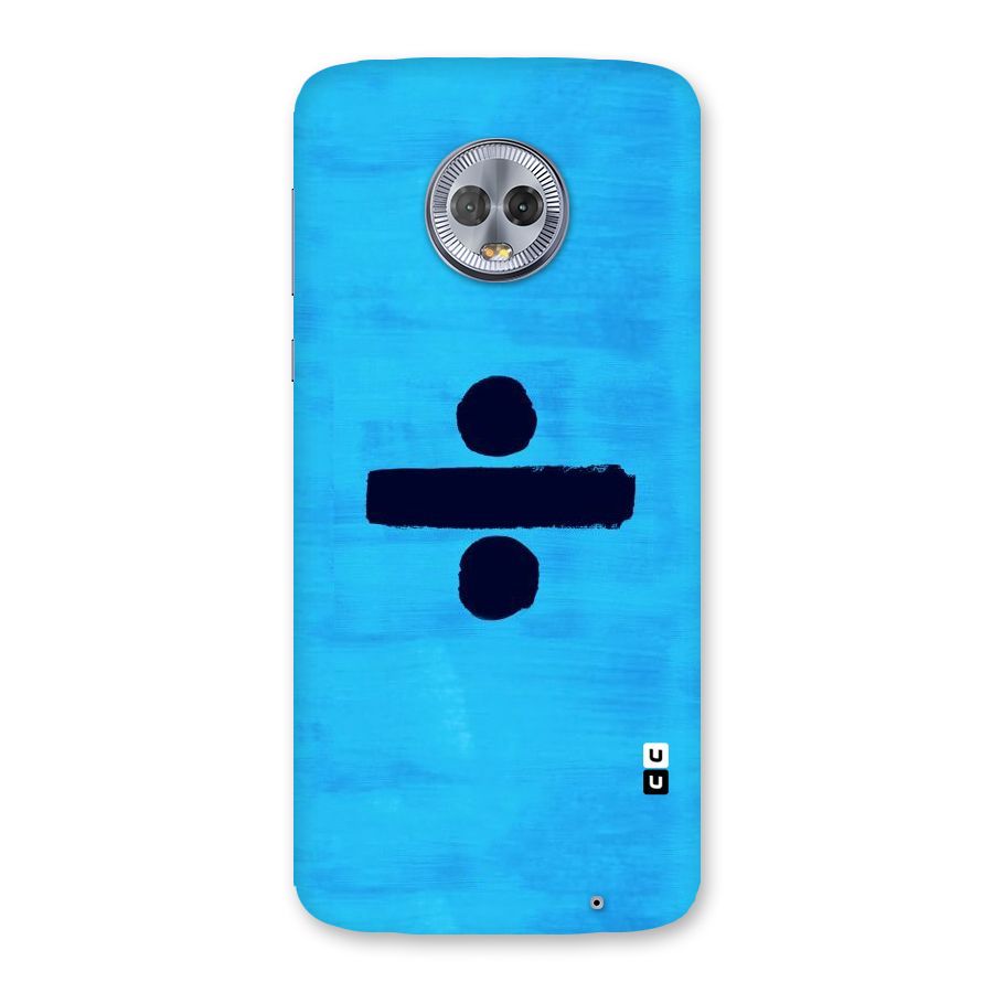 Math And Blue Back Case for Moto G6 Plus