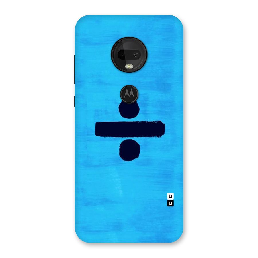 Math And Blue Back Case for Moto G7