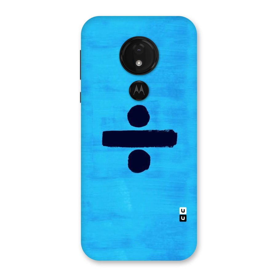 Math And Blue Back Case for Moto G7 Power