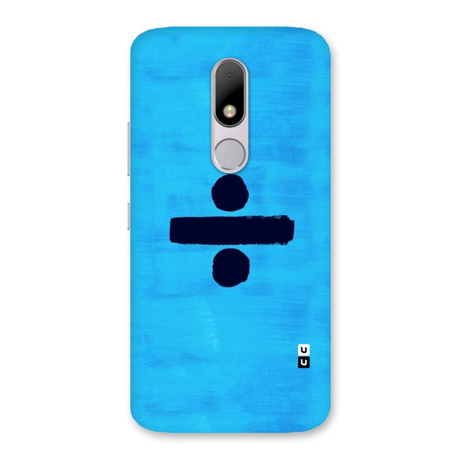 Math And Blue Back Case for Moto M