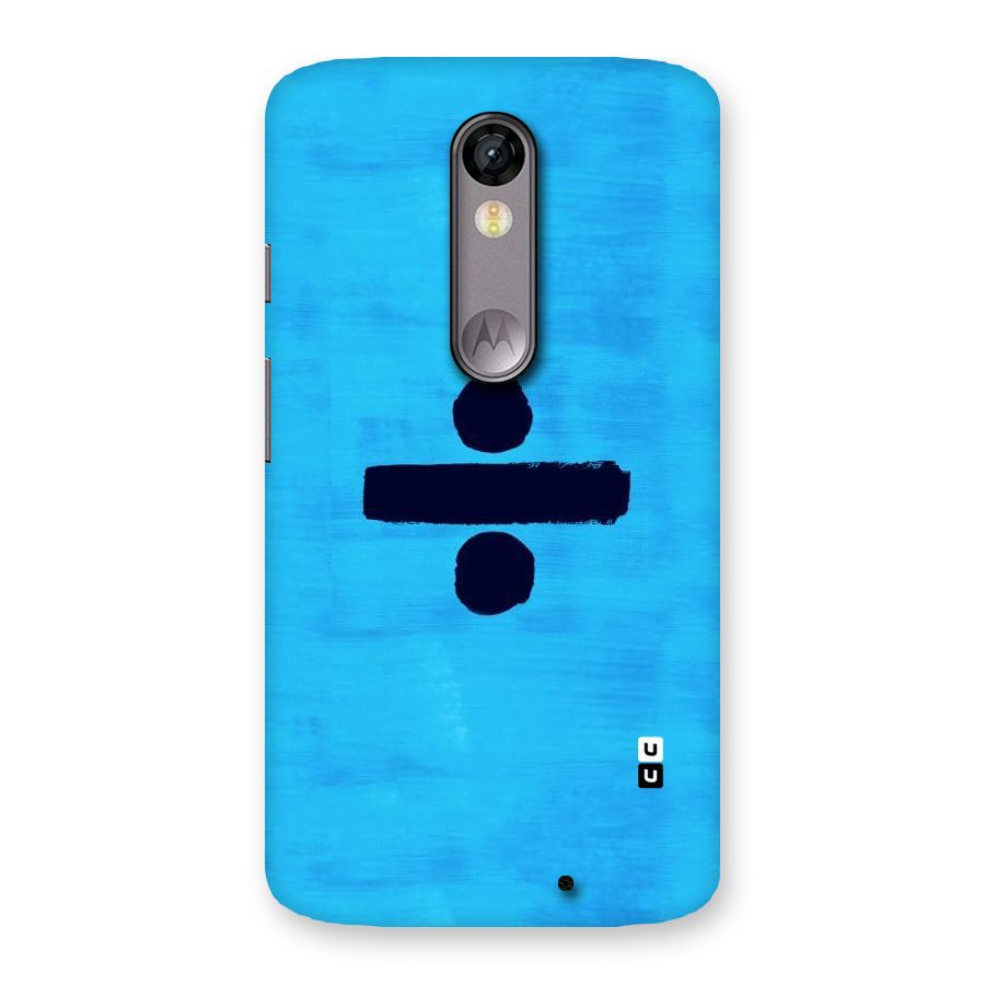 Math And Blue Back Case for Moto X Force