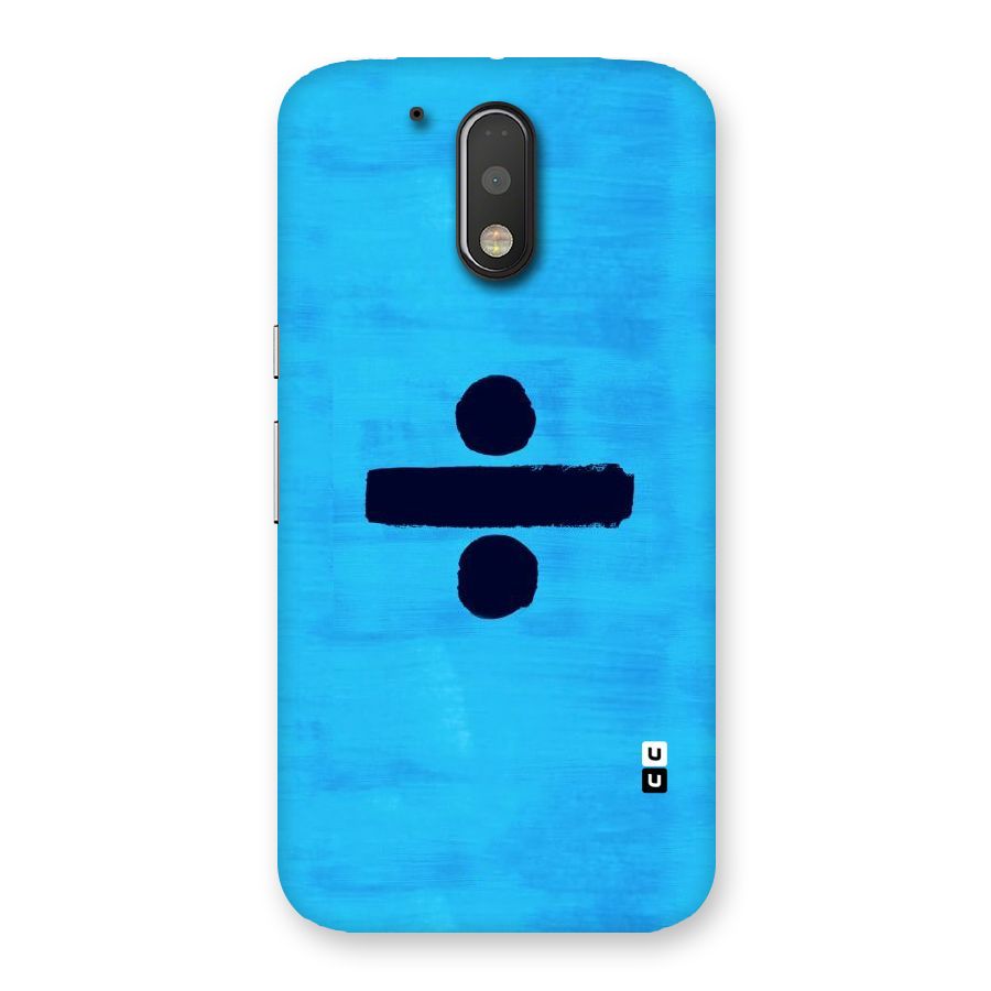 Math And Blue Back Case for Motorola Moto G4 Plus