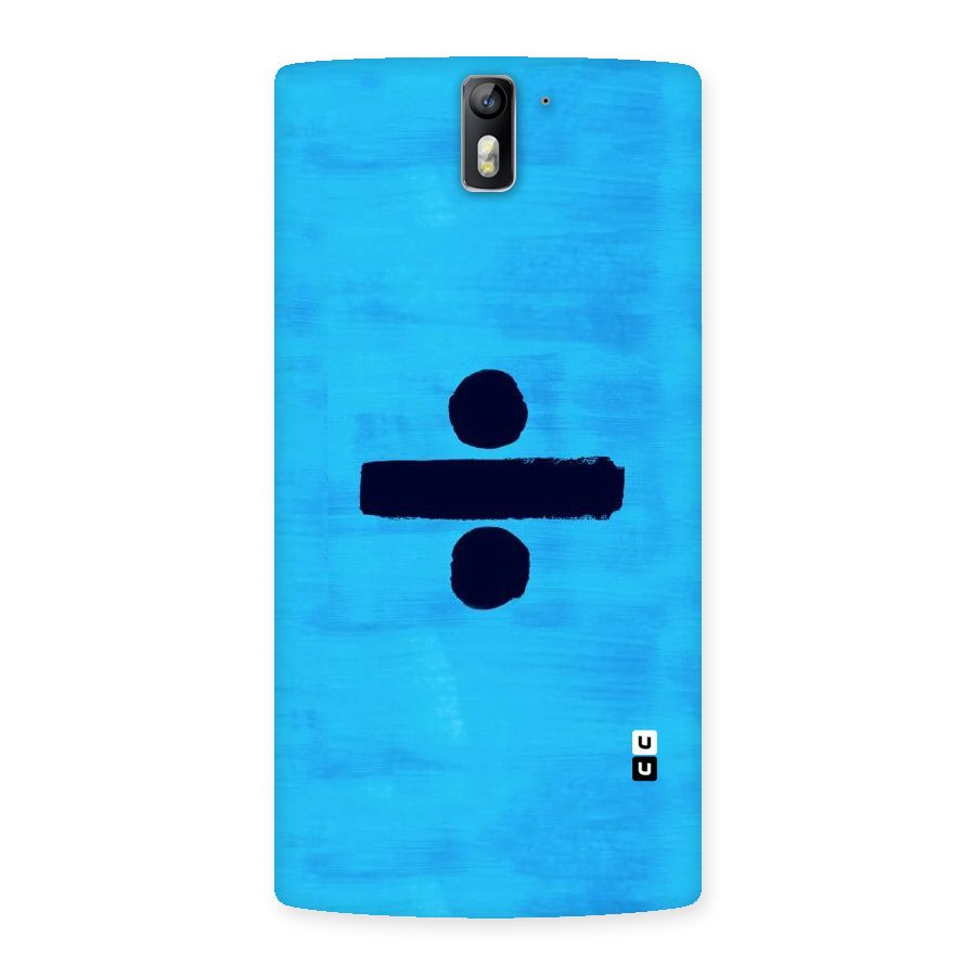Math And Blue Back Case for One Plus One