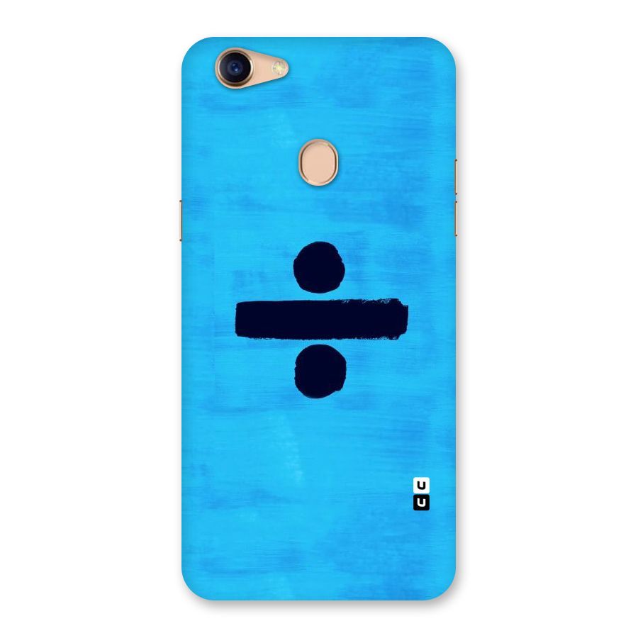 Math And Blue Back Case for Oppo F5 Youth