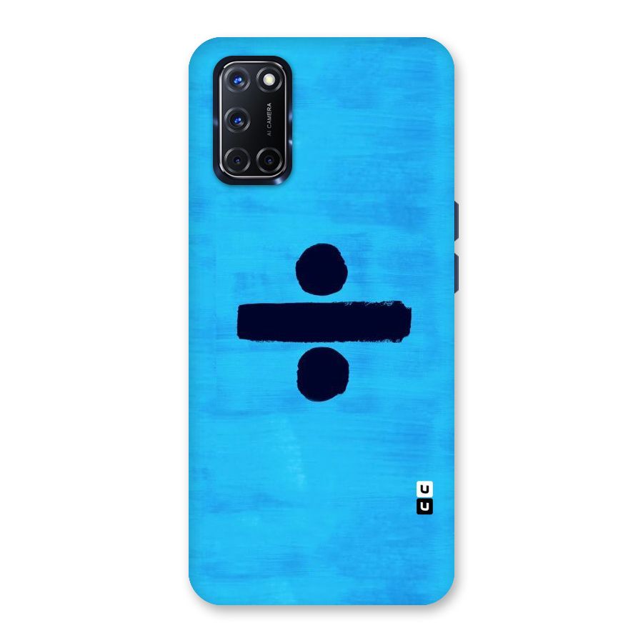 Math And Blue Back Case for Oppo A52