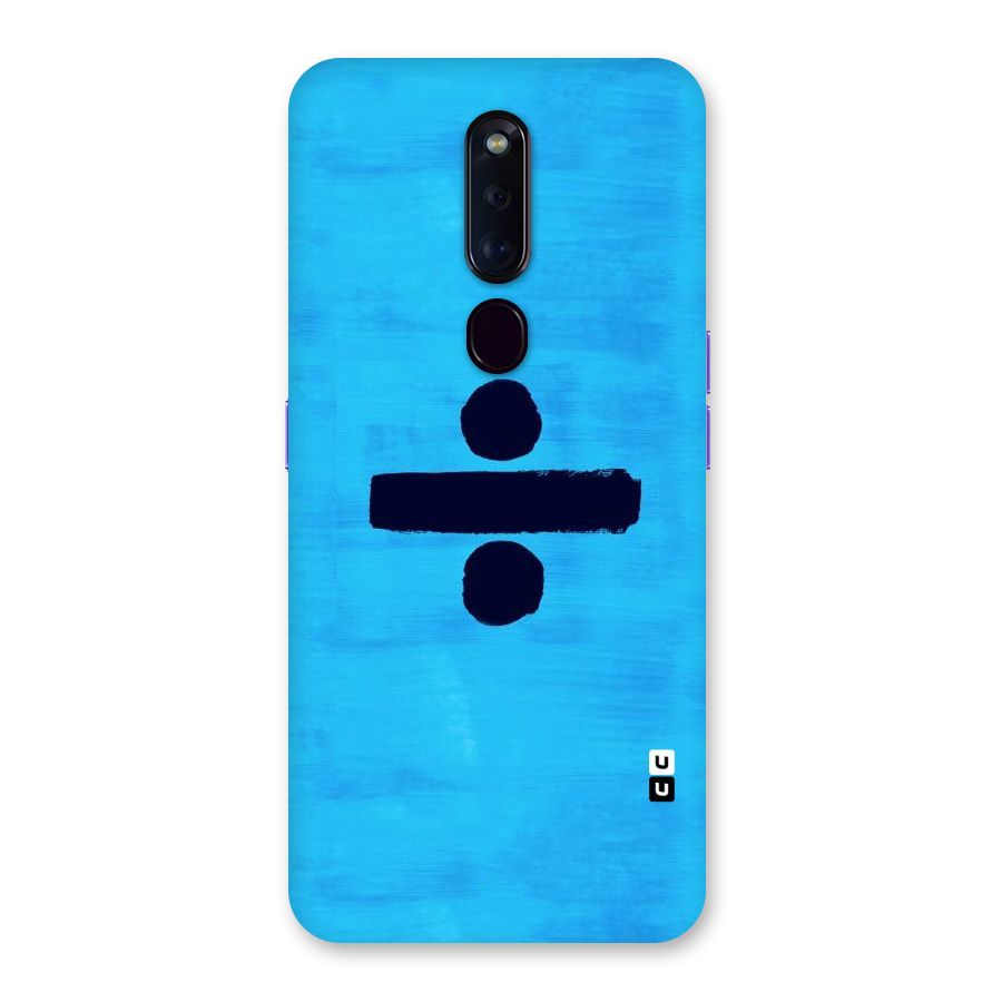Math And Blue Back Case for Oppo F11 Pro