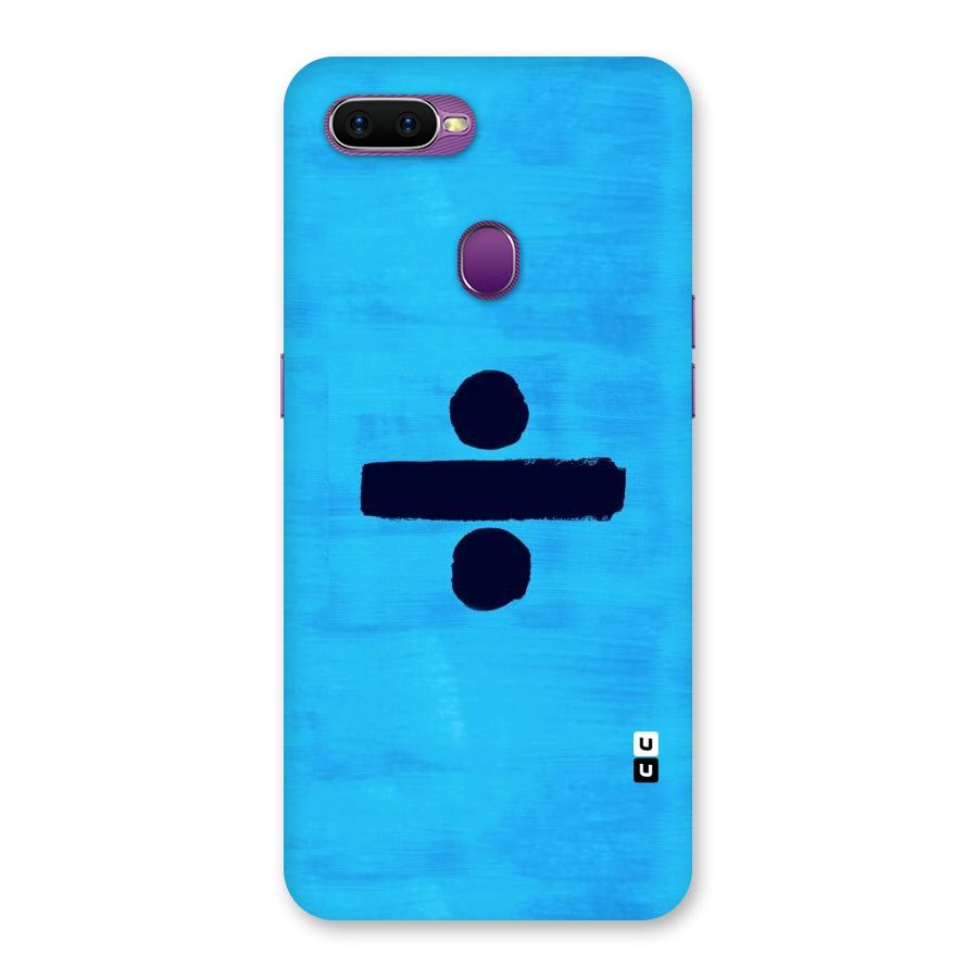 Math And Blue Back Case for Oppo F9