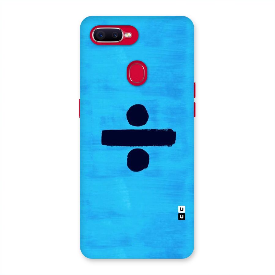 Math And Blue Back Case for Oppo F9 Pro