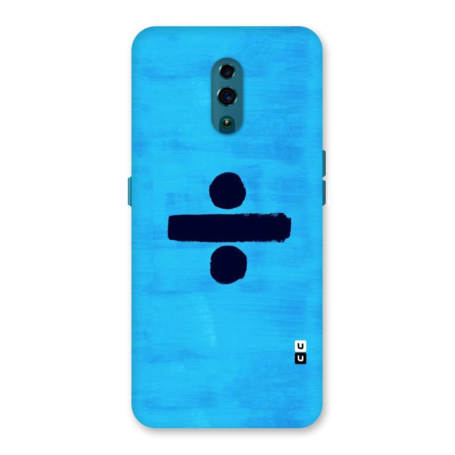 Math And Blue Back Case for Oppo Reno